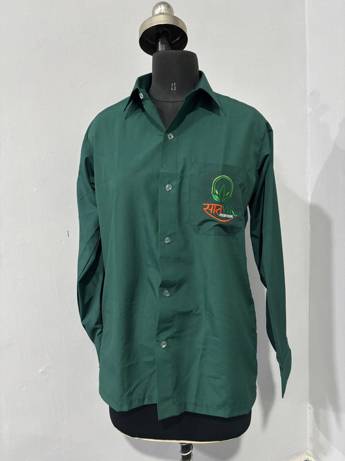 Embroidered staff shirt
