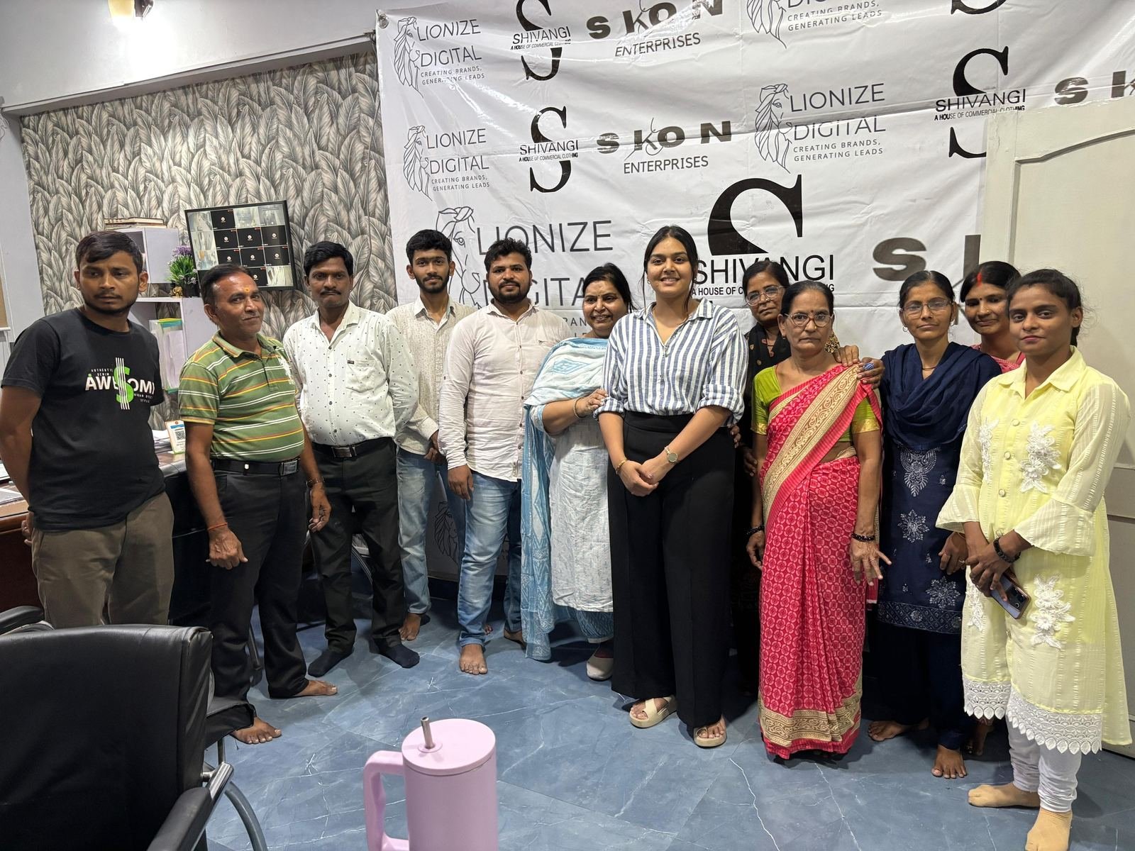 Staff at the office